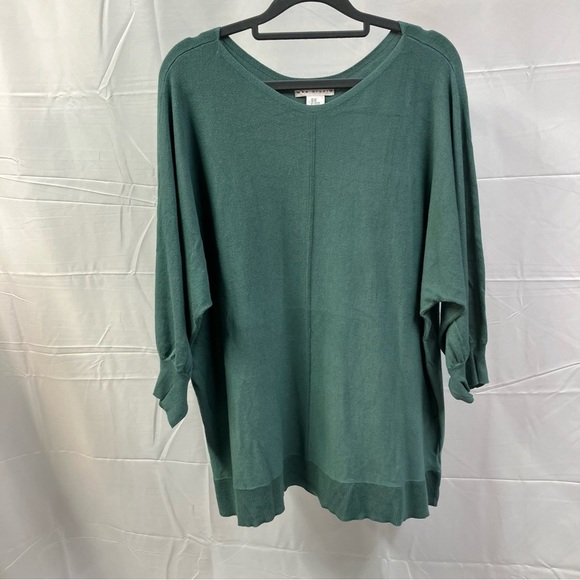 Max Studio Dolman style boat neck 3/4 sleeve sweater women’s 2X soft‎ classy - Picture 2 of 11
